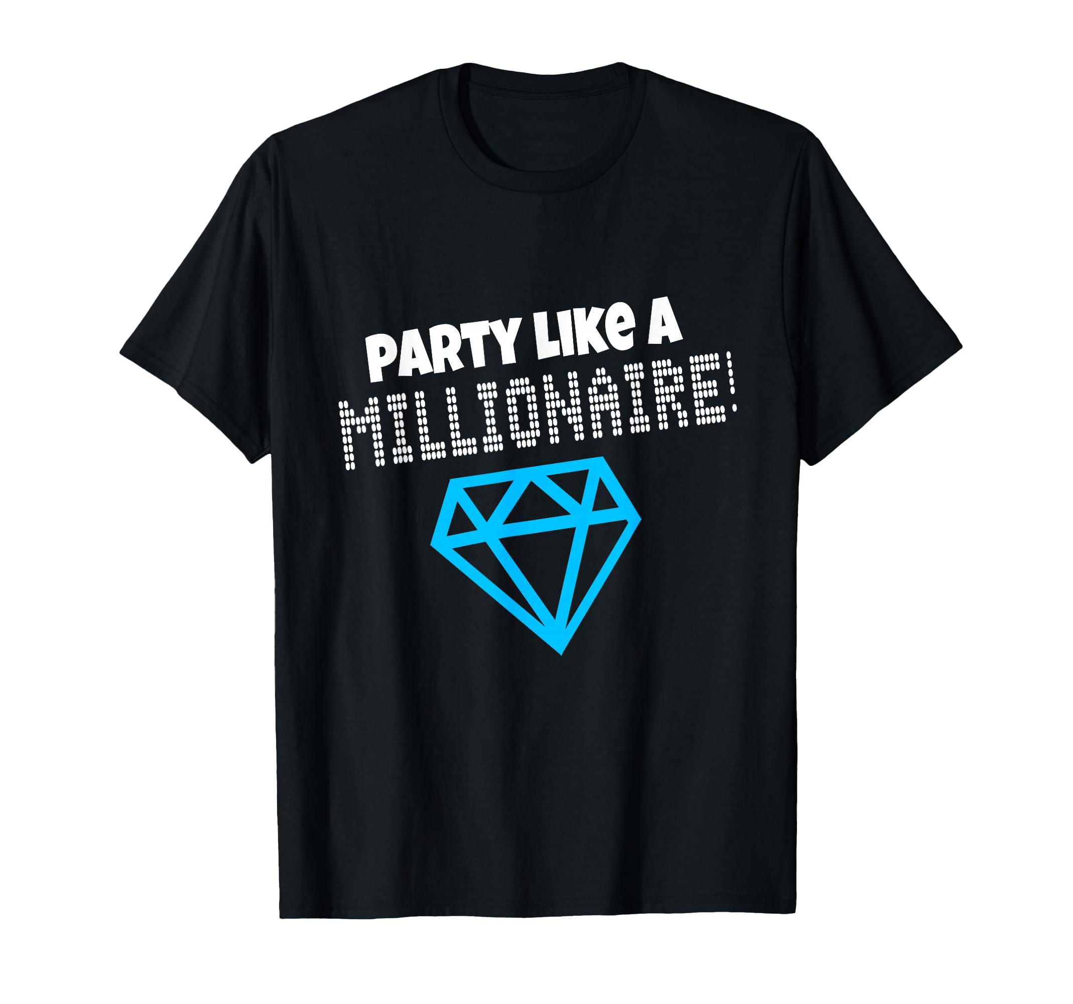 Party Like A Millionaire Scene Kid Emo Design T-Shirt