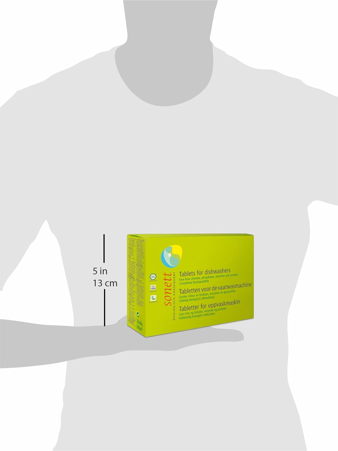 Sonett Organic Calendula Dishwashing Liquid Soap (34 and 10 fl oz) and Dishwasher Tablets (17 fl oz) Set of 3