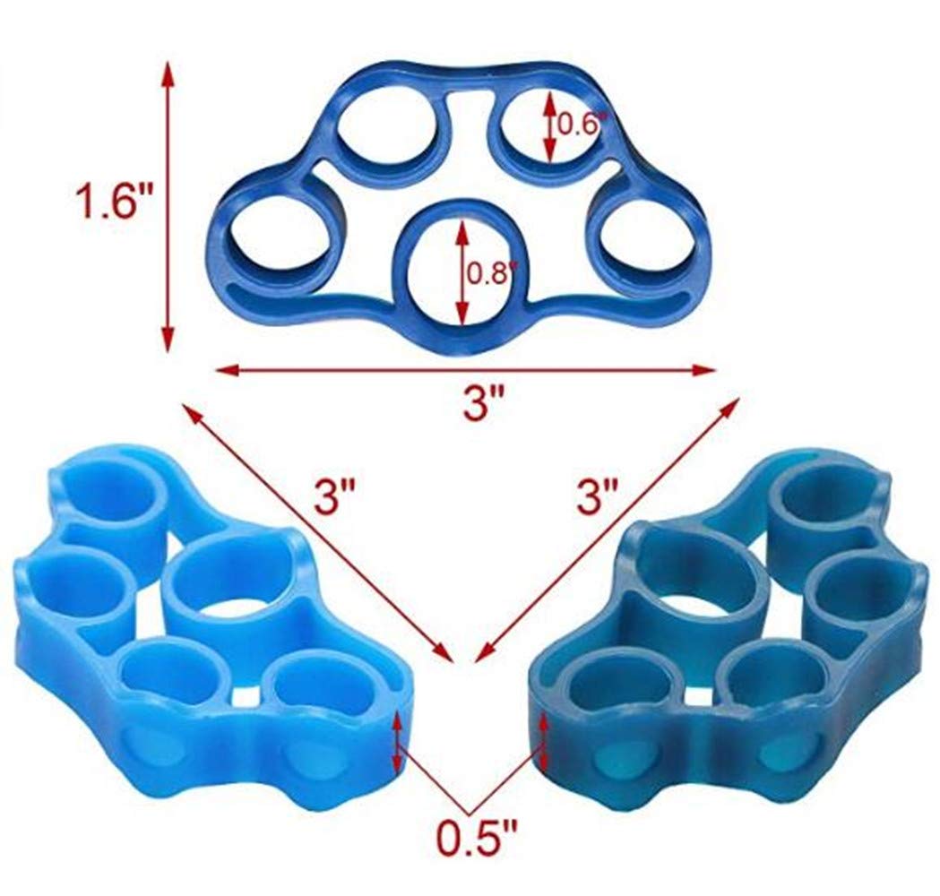 Lasuroa Fingerstrecker 2 Stück - Einstellbarer Handtrainer | Für Griffstärke & Entspannung