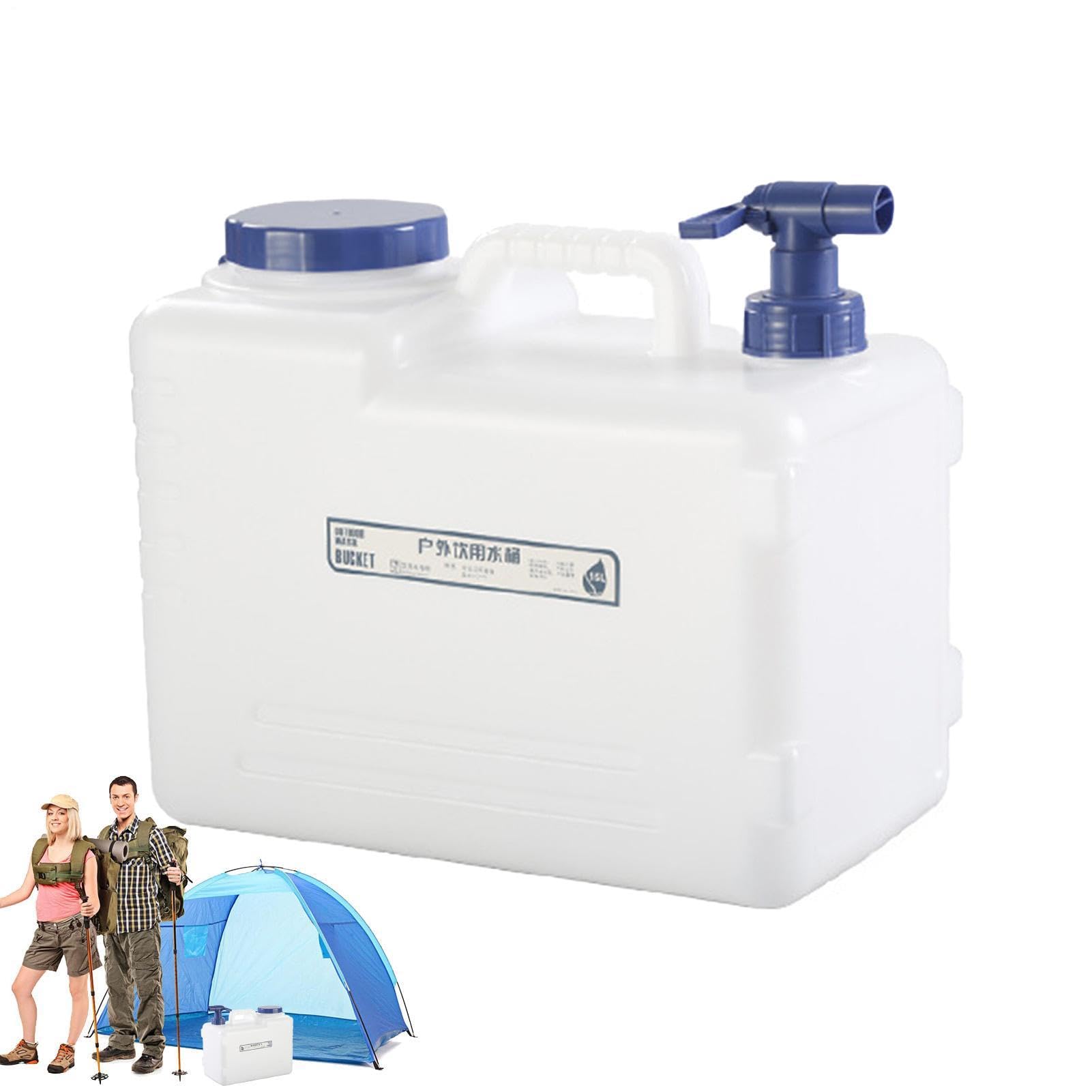 Kemping wodny, Camping Water Box | Przenośny pojemnik na wodę z kolcem | 10l/15l Duży zbiornik do nawadniania stołówki do zewnętrznego samochodu survivalowego