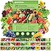 【Seed Vault】 Heirloom Vegetable Seeds Planting Kit - 15,000+ Non-GMO Seeds for Hydroponic, Indoor & Outdoor Gardening | Includes Tomato, Cucumber, Carrot Seeds & Survival Backpack Emergency Gear