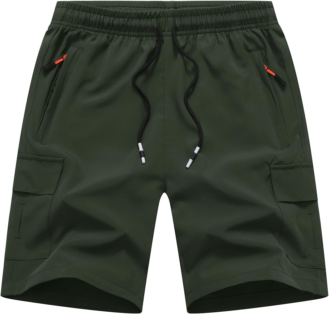 Boys Cargo Shorts Youth Quick Dry Lightweight Pull-On Hiking Shorts for Sports Outdoor with Zipper Pockets