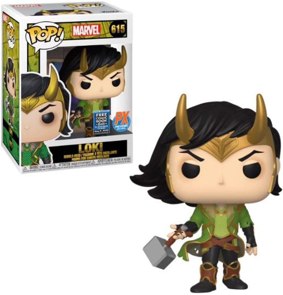 Funko POP! Marvel Loki Exclusive Vinyl Figure #615 [Mjolnir] - Image 4
