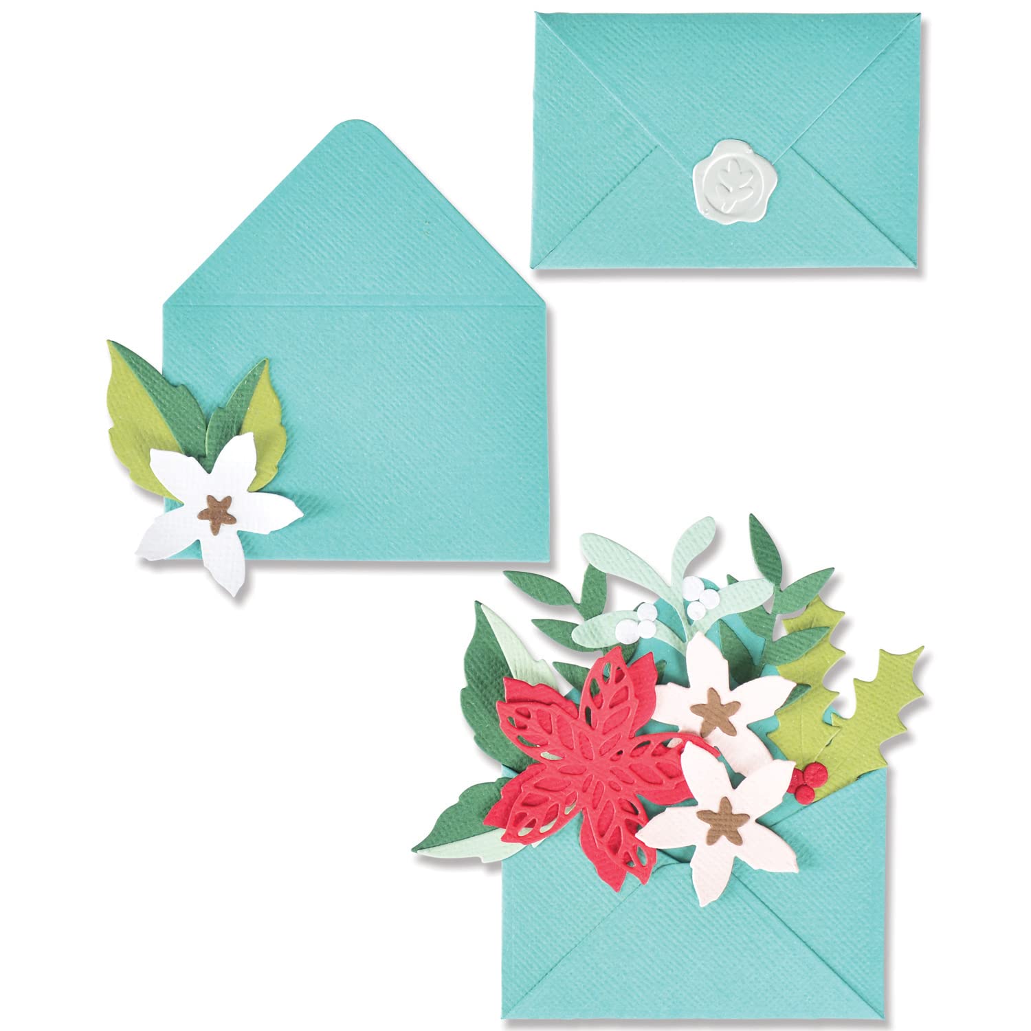Sizzix Thinlits Die Set 13PK Festive Envelope by Lisa Jones | 665946 | Chapter 3 2022