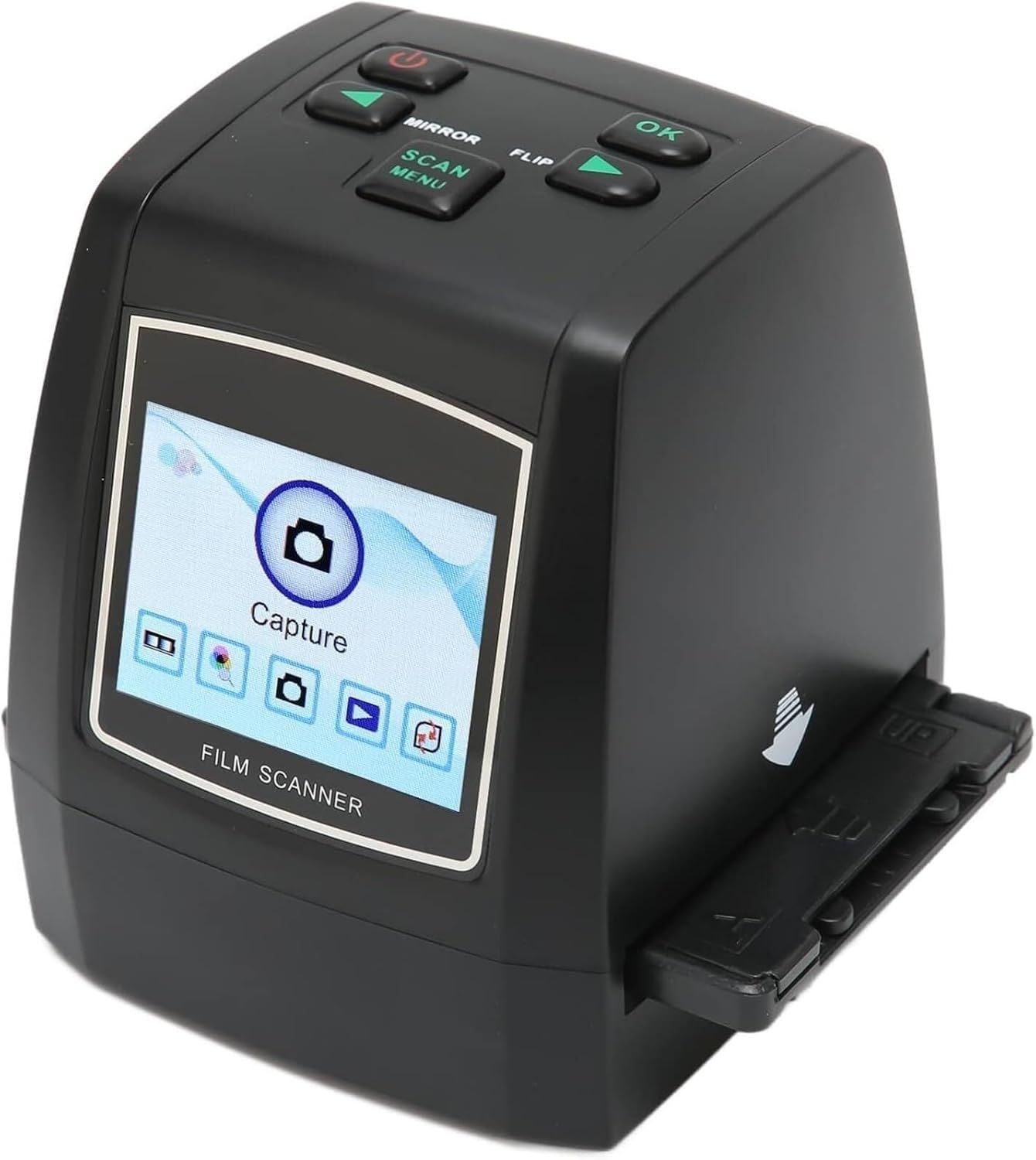 Mini Digital Film Slide Scanner, Photo Scanner, can Convert 135, 126kpk, 110, 8, Monochrome Slides to 220,000 Pixel JPEG Images