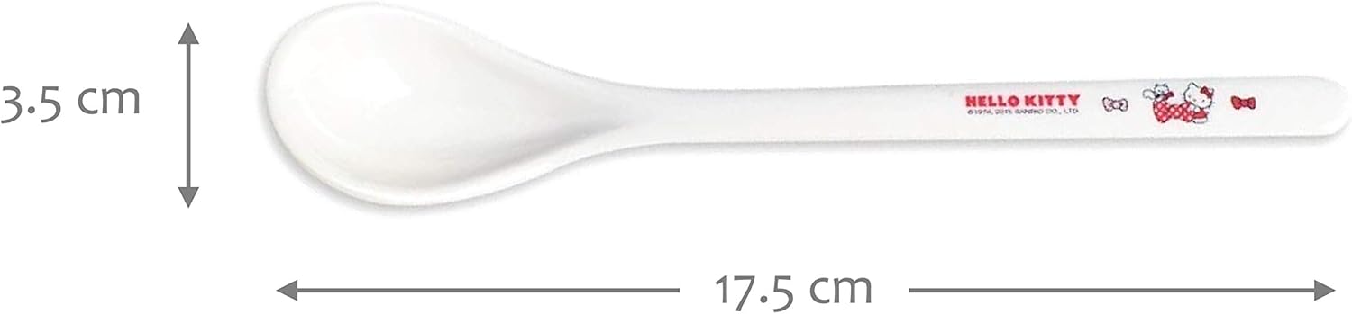 Everyday Delights Hello Kitty Red Dinnerware Flatware Meal Set – Plate Bowl Cup Spoon, 4 pieces