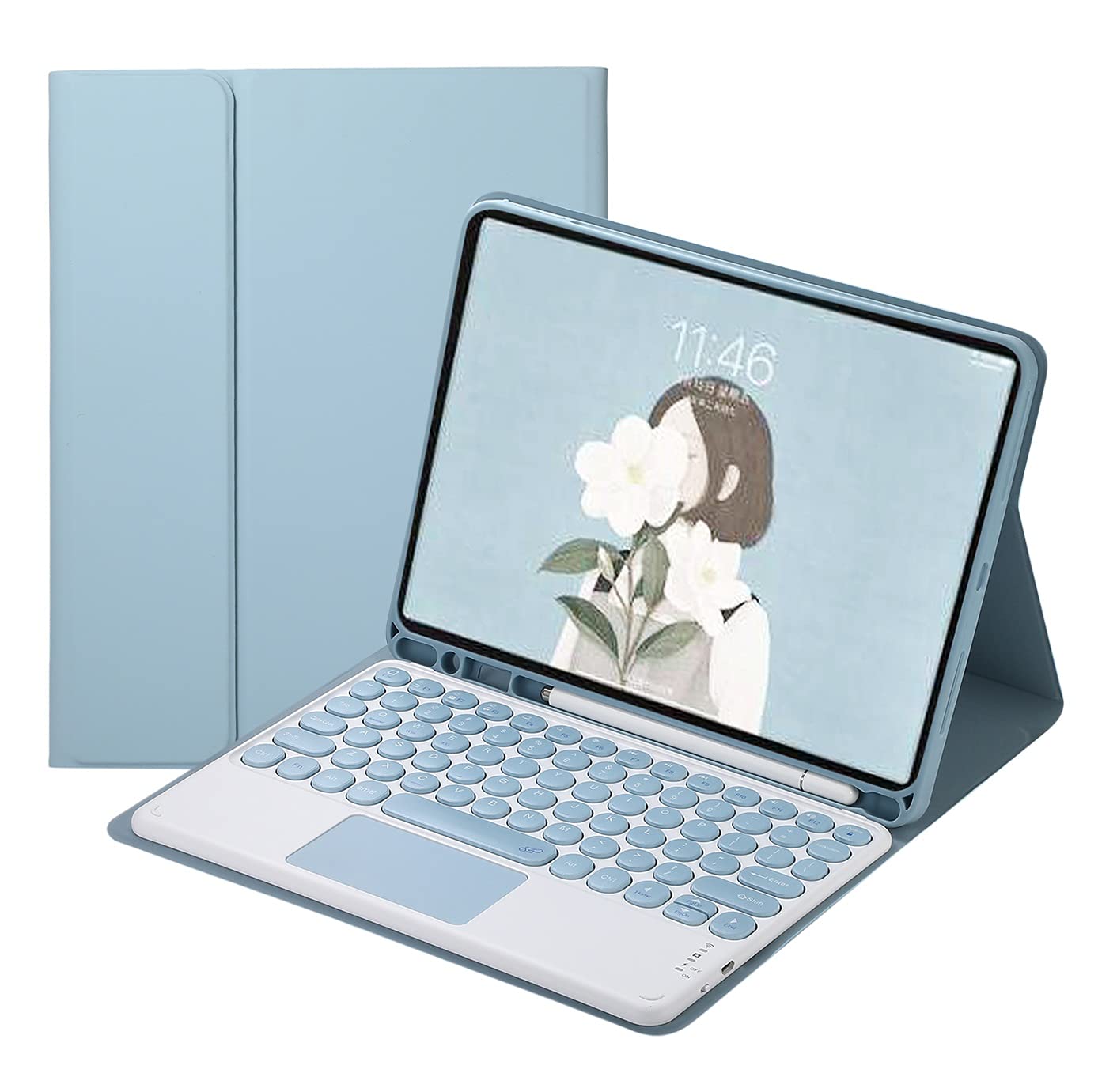 Amazon.co.jp: 2022 iPad A ir 5 10.9インチ キーボード ケース タッチ 