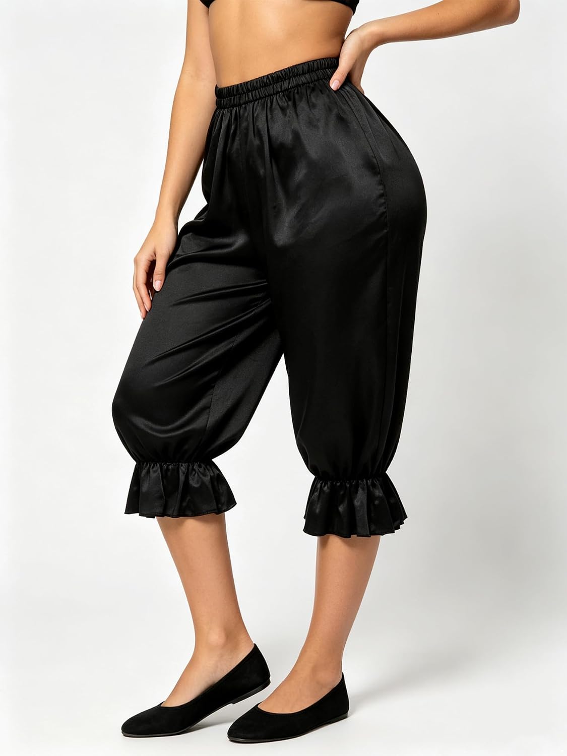 TiaoBug Women Arabian Princess Bloomers Lantern Pants