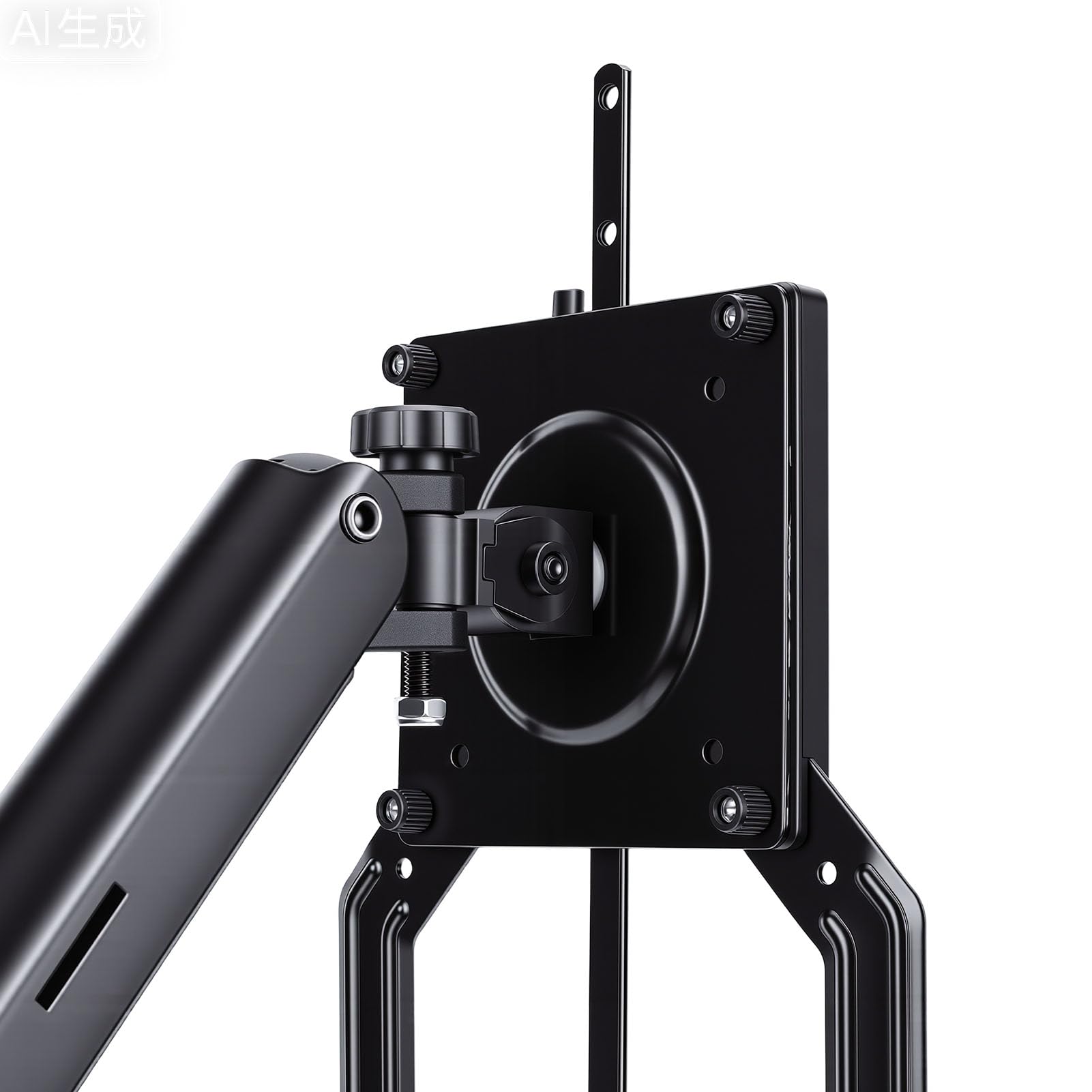 Supporto da Scrivania per Braccio Display, Braccio Meccanico Regolabile in Acciaio PP per Schermo LCD per Computer da Ufficio