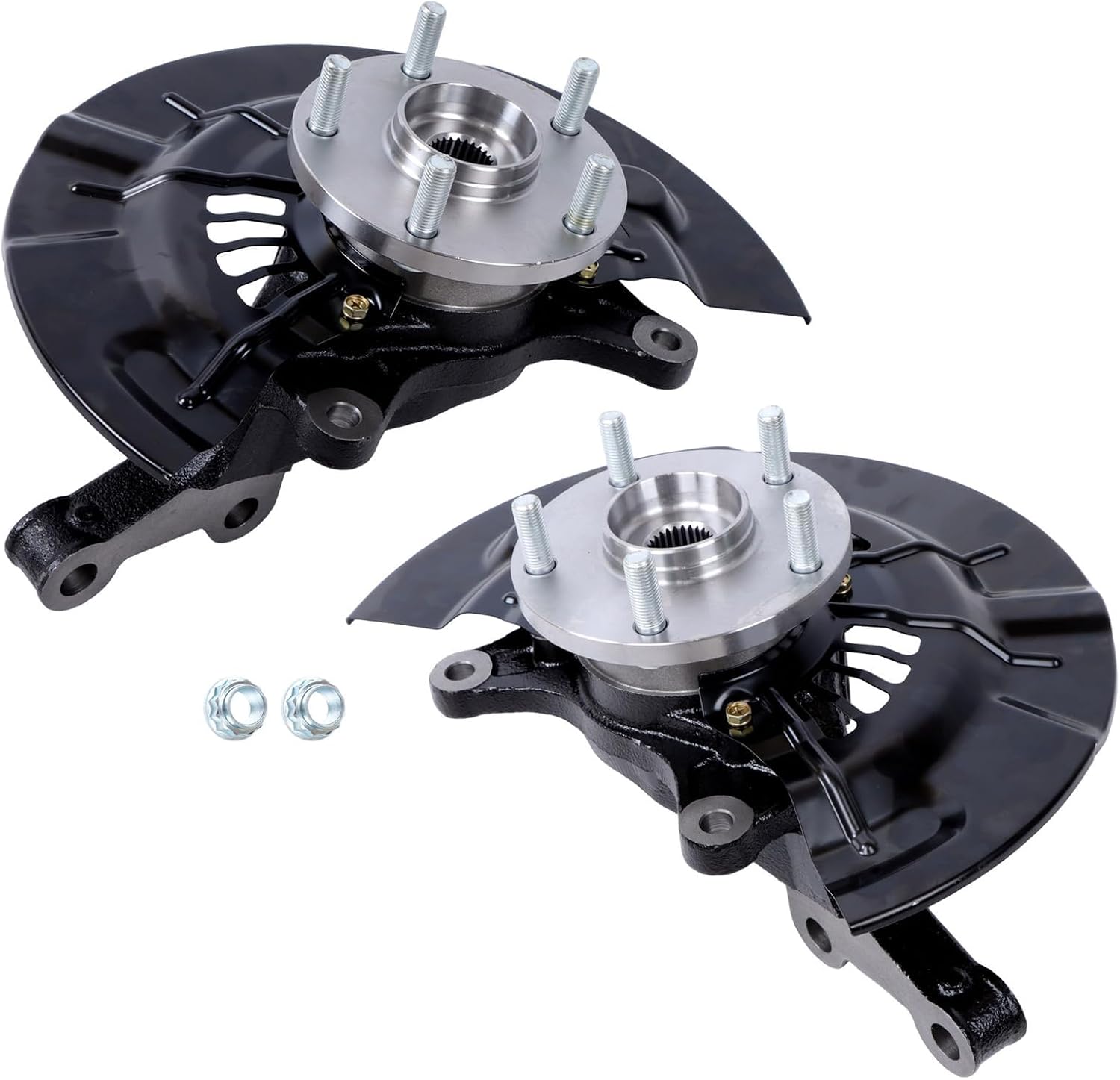 Front Left and Right Wheel Hub Bearing Steering Knuckle Assembly Replacement for Toyota Camry SE 2012-2017 698-383 698-382