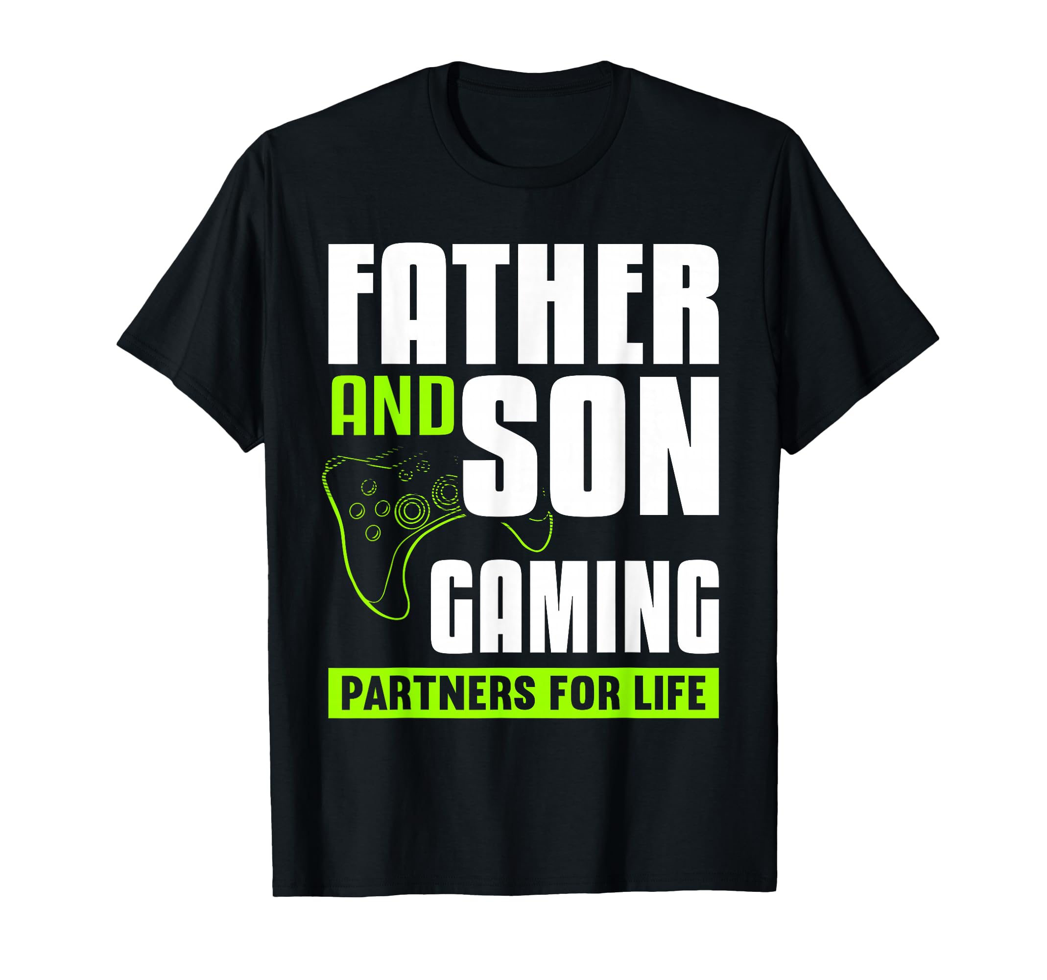 Father and Son Gaming Partners for Life Video Game Matching T-Shirt