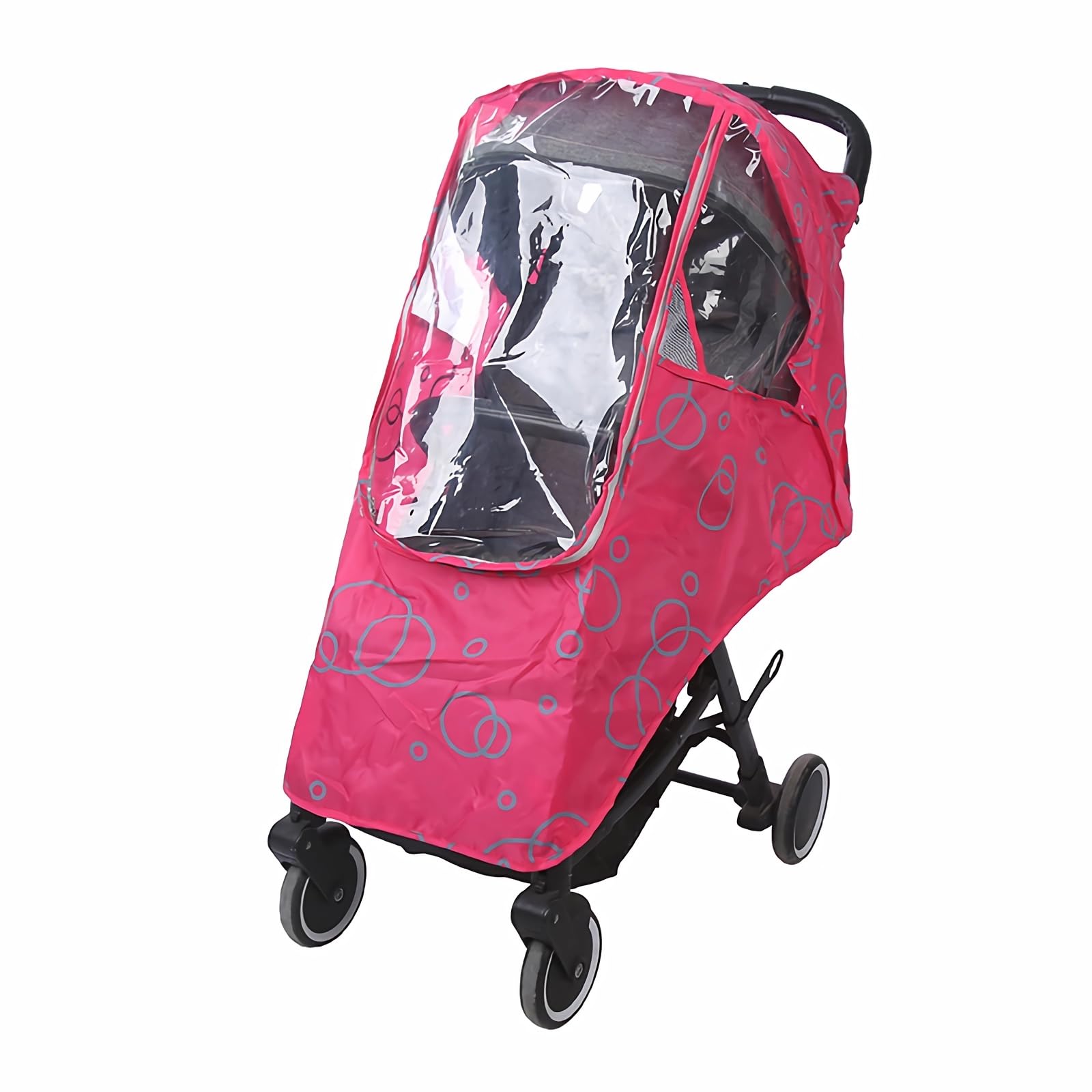 Baby Pushchair Raincover Universal Stroller Weather Shield Windproof Waterproof Pram Rain Cover Baby Travel Weather Shield Harmless Buggy Rain Shield Dustproof Rain Cover Oxford Raincover