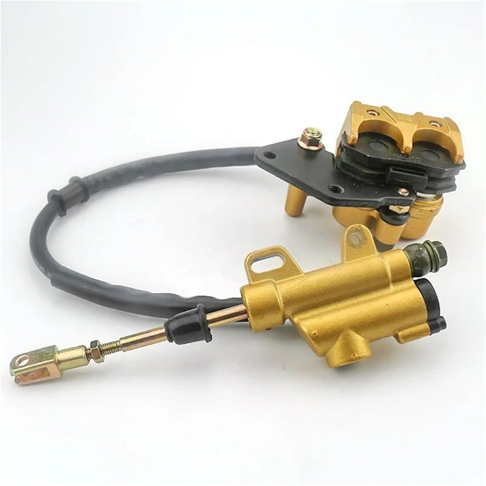 Tylny hydrauliczny hamulec tarczowy, cylinder główny, zacisk hamulca nożnego, dolna pompa hamulcowa, pasuje do motocykli 110–125 cm3, CRF50 70 Pompa hamulca tylnego motocykla Pompa tylnego hamu