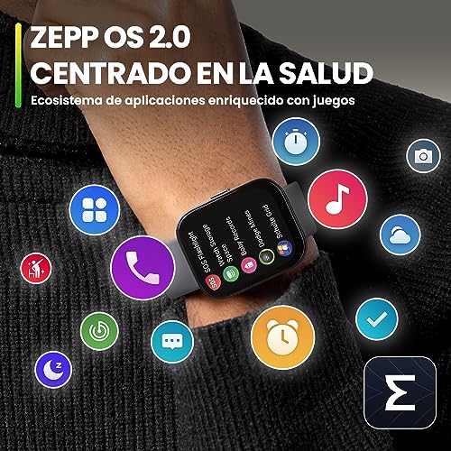 Miniatura 6 de Amazfit Bip 5 Reloj Inteligente 46 mm, Pantalla Grande de 1,91", Llamadas Bluetooth, Alexa integrada, GPS, batería de hasta 10 días, Smartwatch para Hombre y Mujer