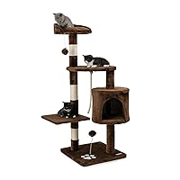 lionto Tiragraffi per Gatto Albero Tiragraffi Gatto Gioco Giocattolo Gatti Altezza 112 cm