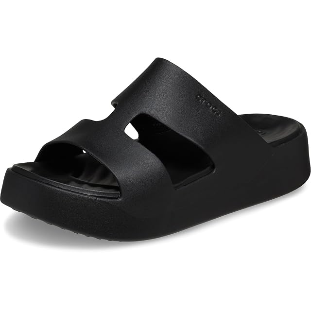 Crocs Womens Getaway Platform H-Strap Wedge Sandals