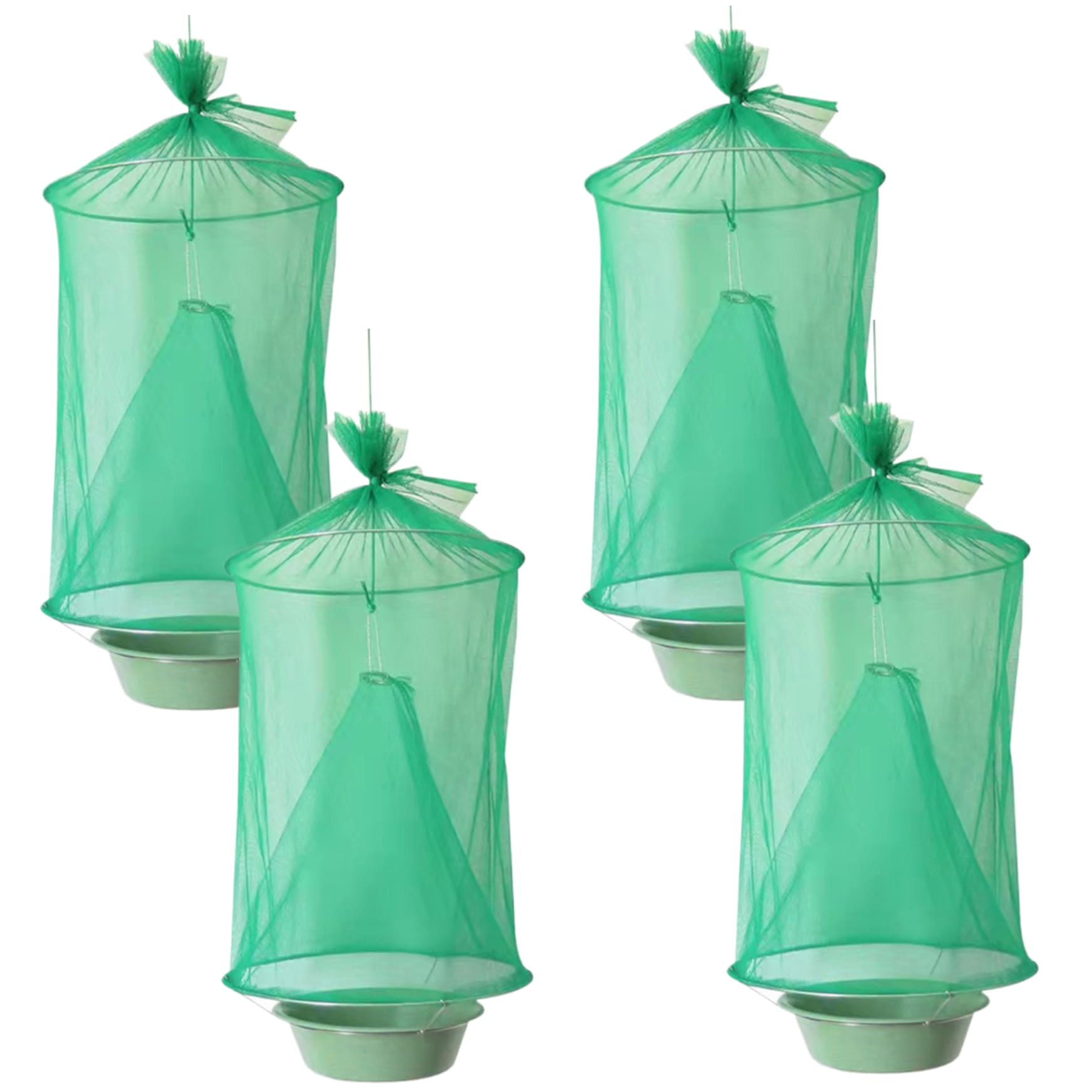Trampa de moscas reutilizable Flytrap pack de 4 piezas colgantes con macetas para exterior