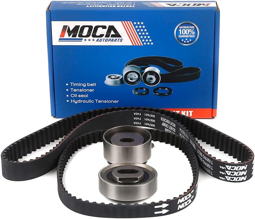 MOCA Timing Belt Component Kit Compatible with 1994-2002 for Honda Accord & 1997-1999 for Acura CL &1998 1999 for Isuzu Oasis 2.2L 2.3L F23A F22B1 Engine #TBK244