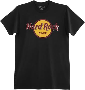 Hard Rock Cafe Unisex Classic Logo Tee, 100% Cotton Crew Neck T-Shirt