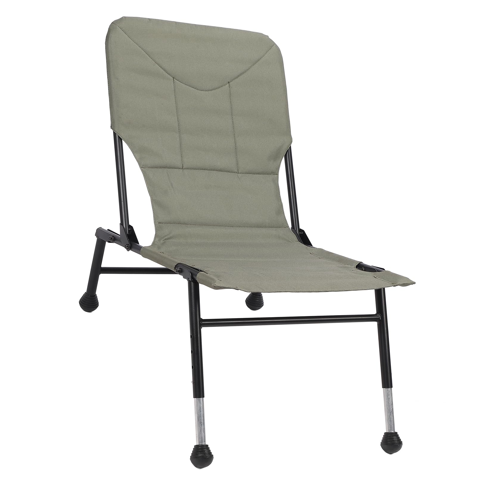 CHICIRIS Klappbarer Campingstuhl, Leichter Tragbarer Stuhl aus Oxford-Stoff mit Verstellbaren Teleskopbeinen für Outdoor-Garten-Strandangeln