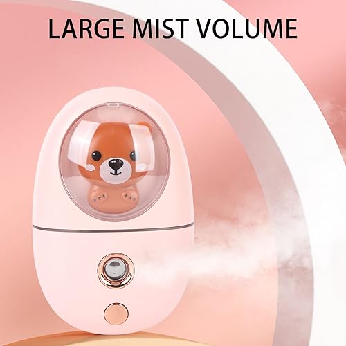 Miniatura 2 de Mini vaporizador portátil con forma de animal lindo de 1.5 onzas líquidas con diseño recargable para viajes, rostro, maquillaje diario, cuidado de