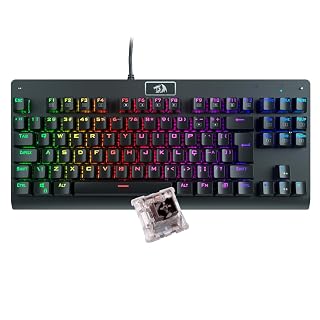 Teclado Mecânico Gamer Redragon Dark Avenger K568 RGB para setup gamer