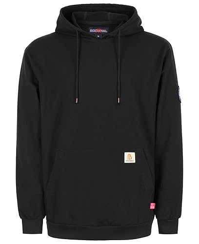 BOCOMAL FR Hoodie Pullover Idea for Summer 7.5oz Lightweight Cotton