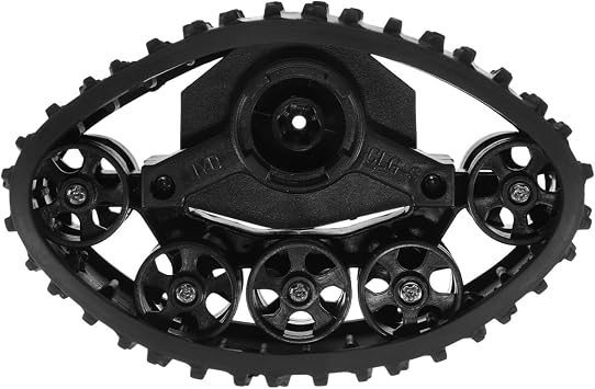 Rc Track Wheel Tire 4.33X2.75X1.18In Plastic Tank Track Wheel with Antislip Design for Off-Road Rc Crawler Accessories DIY Model Upgrade