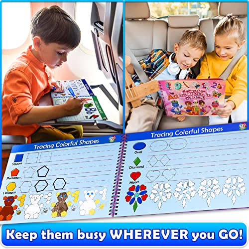 Curious 2 Learn Toddler Preschool Learning Activities Workbook I Learning Resources | Tracing Kindergarten Workbooks I Abc Learning For Toddlers | Busy Book | 4 Year Old Girl Birthday Gift #TOP5