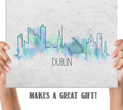 Vista 224 de París Skyline - Decoración de pared para sala de estar, arte de pared en blanco y negro, cuadros de pared de horizonte europeo para sala de estar