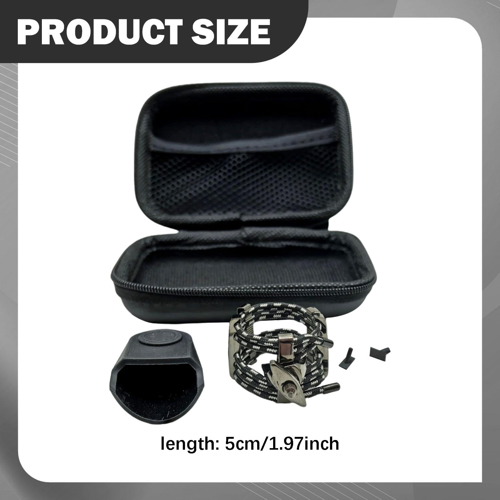 Boquilla Abrazadera para Clarinetes Y Saxofones Accesorio Metálico Reforzado Instalación Rápida Adecuada para Ensayos Agrupaciones Musicales, Saxo Tenor Negro