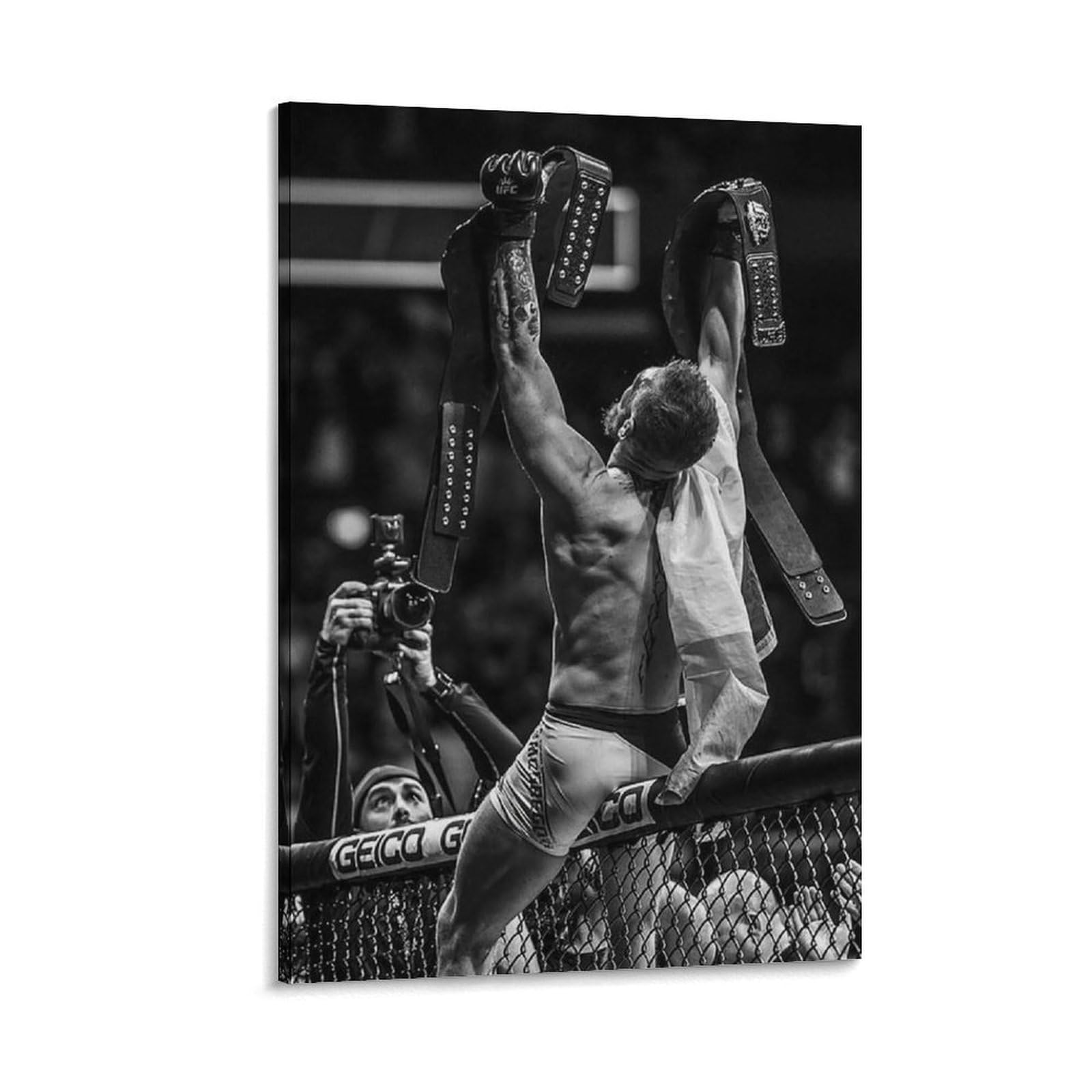 ASUIU Conor McGregor Canvas Poster Picture Print Wall Art Poster Painting Canvas Posters Artworks Room Aesthetic 12x18inch(30x45cm)