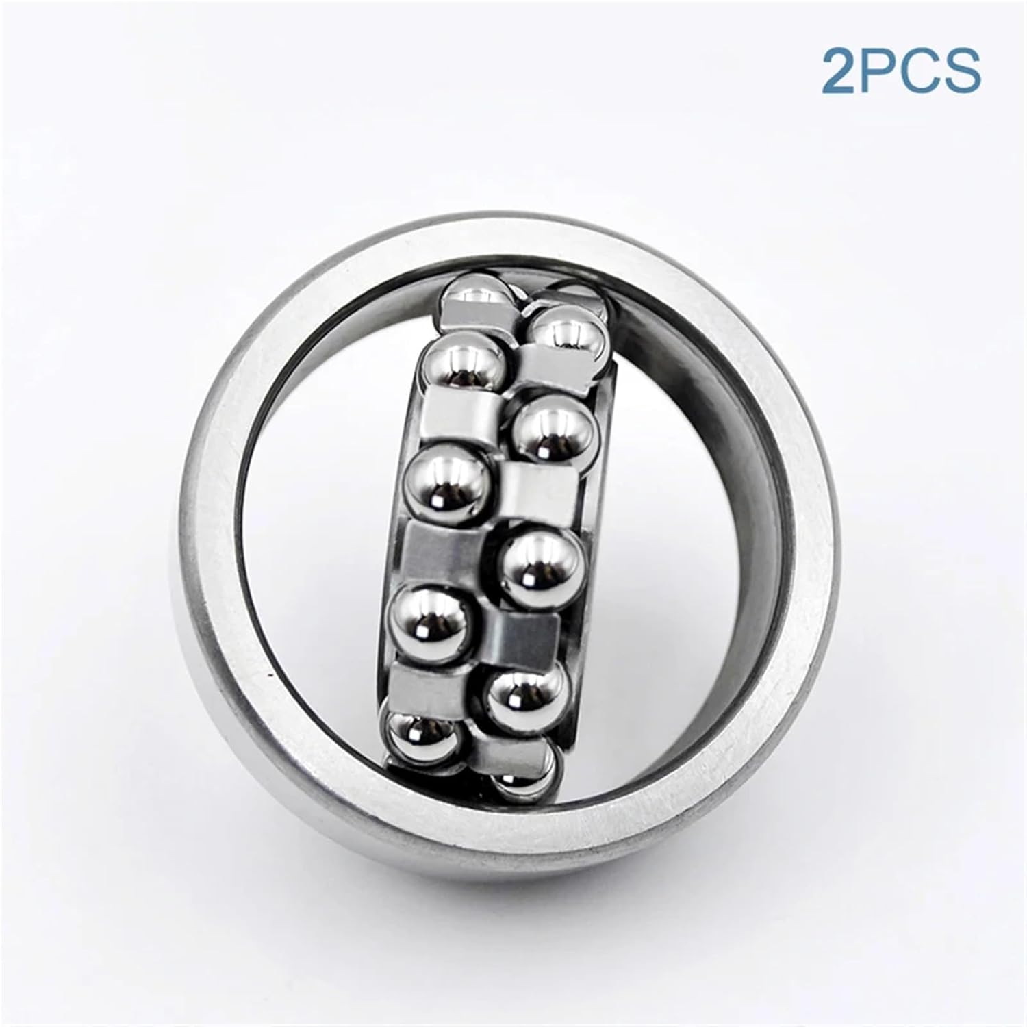 Self-Aligning Ball Bearings 1200 1201 1202 1203 1204 108 196 126 127 128 129 1026 1028 2Pcs(1204 20x47x14mm)