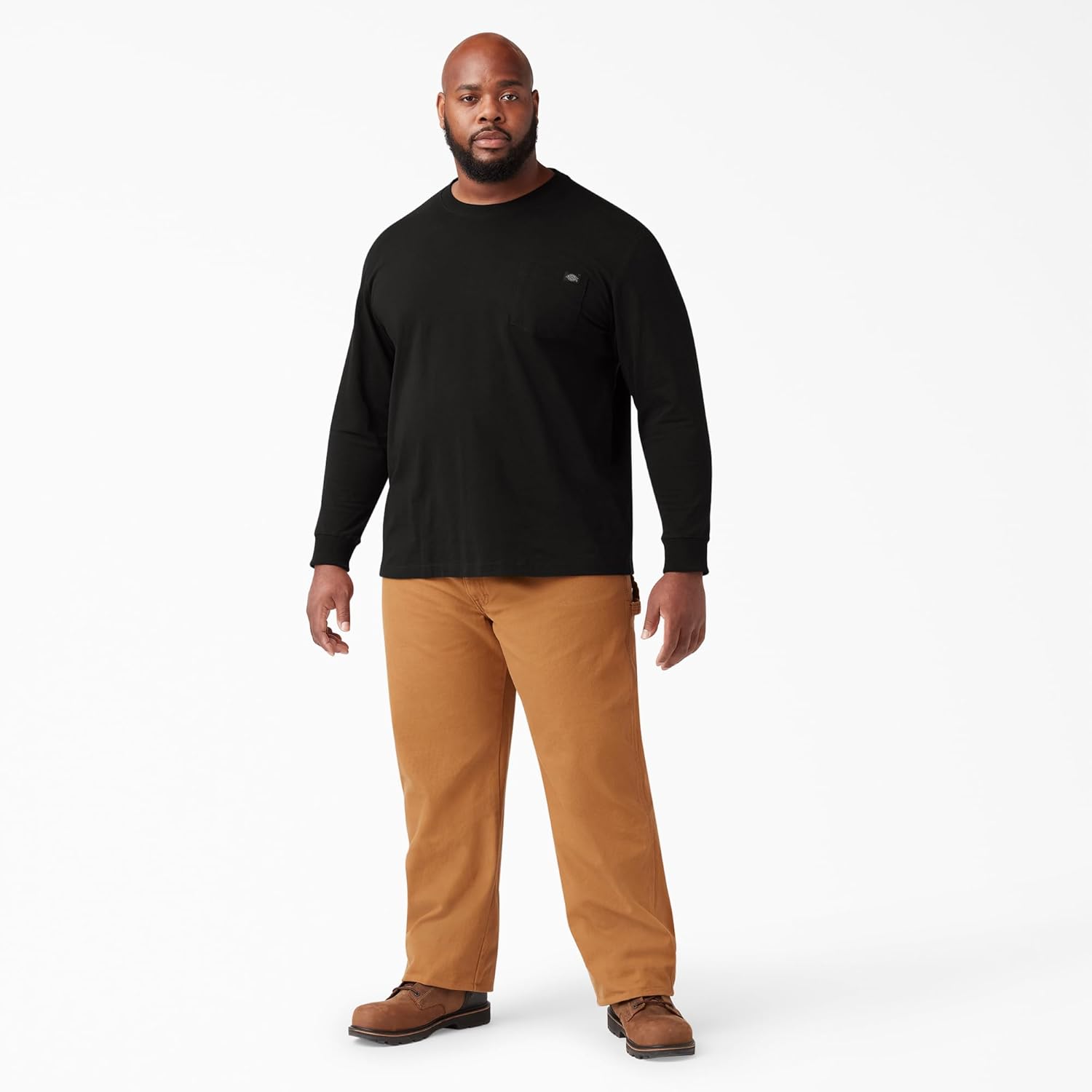 Dickies Men's Big and Tall Long Sleeve Heavyweight Crew Neck - Image 6