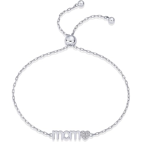 PAVOI 14K Gold Plated Mom Bracelet for Women | Dainty Bracelet Gift for Moms with Cubic Zirconia Accent