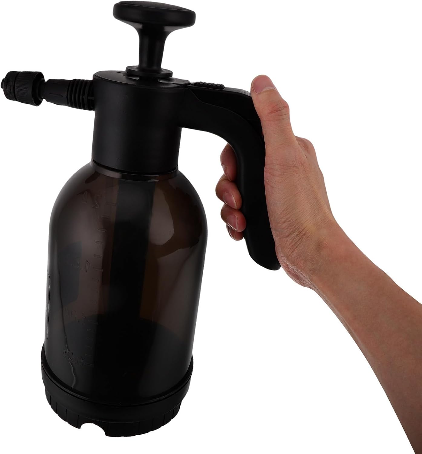 2l Manual Foam Car Wash Sprayer Bottle with Plastic Handheld Pump for Convenient Operation and Consistent Performance, for Car Washing and Garden Use