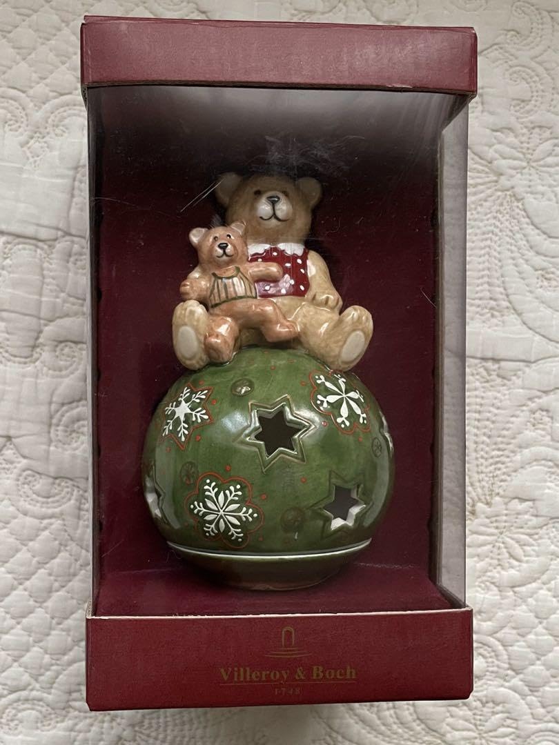 ビレロイ＆ボッホ くまのキャンドルホルダー Amazon.co.jp: ビレロイボッホ クリスマスキャンドルホルダー クマ