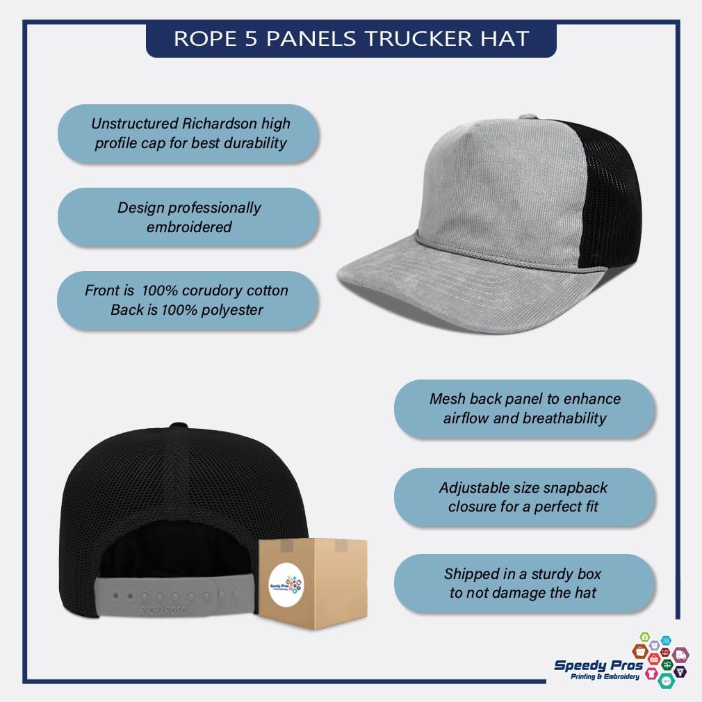 Custom Corduroy Hat Mesh Cap Hat Cord Hat Algeria Algerian Flag Berber Algiers Trucker Cap Hat Richardson - Image 4