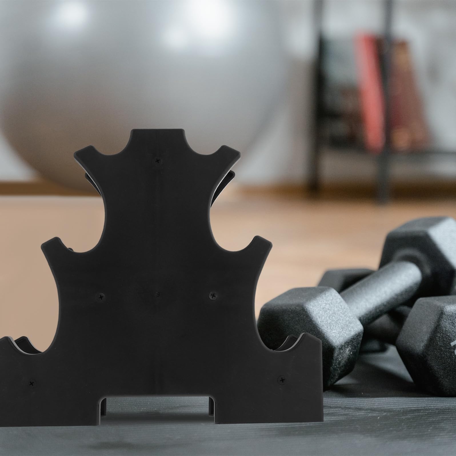 2 Piezas Soporte para Guardar Mancuernas de Tres Niveles
