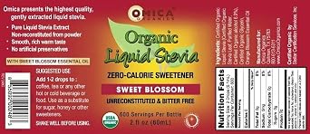 Organic Liquid Stevia - Sweet Blossom (1.85 fl oz)
