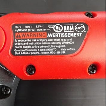 Battery for Black & Decker 9078 Type 1 2 3 DC 3.6V Replace Pack 387051-00