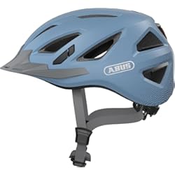 Casco Bicicleta Fixie ABUS Urban-I 3.0 - Casco de bicicleta urbana moderno con luz trasera para transportarse en la ciudad - Para hombre y mujer