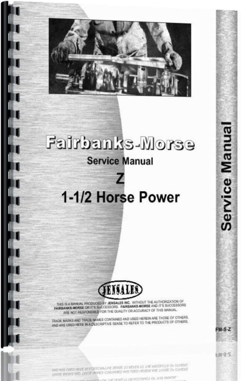 Jensales Fairbanks Morse Type Z Hit and Miss Engine Service Manual