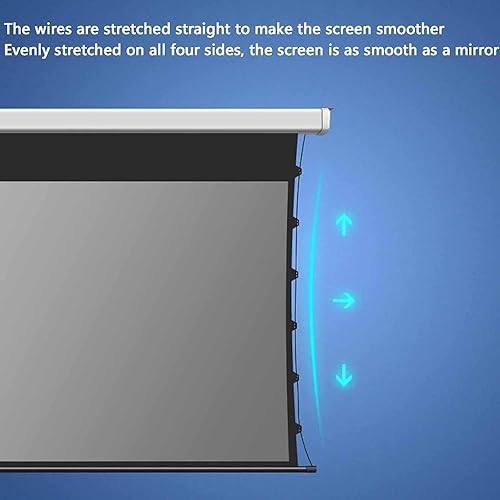 Miniatura 4 de Motorised Tela Proyector (Electric Projector Screen) 169 4k HD Portable Extensible Screen,Remote + Wired Control,Ceiling-Mounted for Theater &