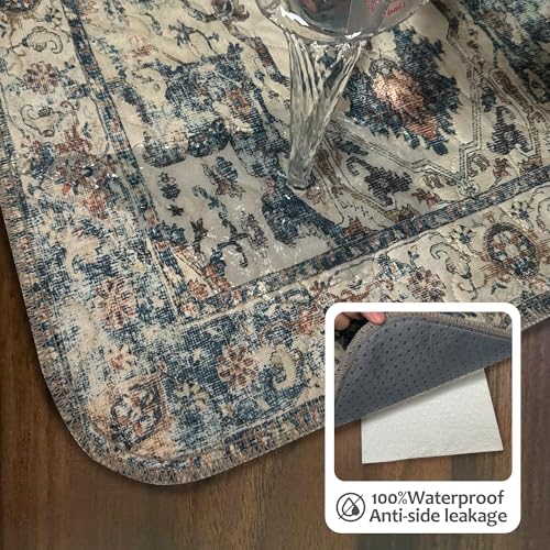 Image of Washable Pee Pads for Dogs, Reusable Puppy Potty Training Pads, Ultra-Absorbent Thick Waterproof Leak-Proof Non-Slip Pads & Mat for Crate, Playpen, Floor, Whelping & Housebreaking , 1 Pack 72 inchx72 inch