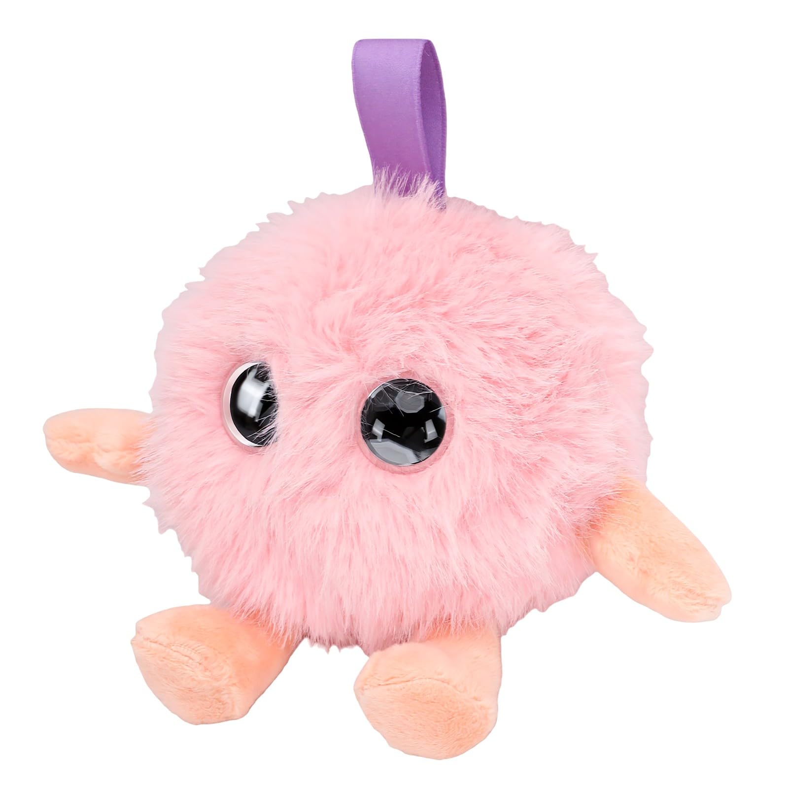 Aramox Juguete de Peluche Inteligente con Ojos Emocionales, Compañero de Peluche Interactivo con IA, Chat de Voz en 66 Idiomas, Enseñanza de Narración de Cuentos para Niños y Familias, 8x10cm (Pink)