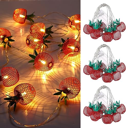 Guirlande lumineuse pomme LED VIHOSE féerie de Noël et automne