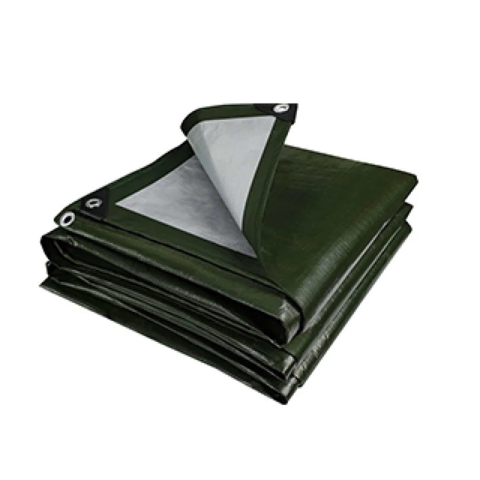 Double-Sided Sunproof Tarpaulin Rain and Sun Protection Thickened Waterproof Tarpaulin Sunshade Cloth Canvas Rainproof Tarpaulin(2x8M)