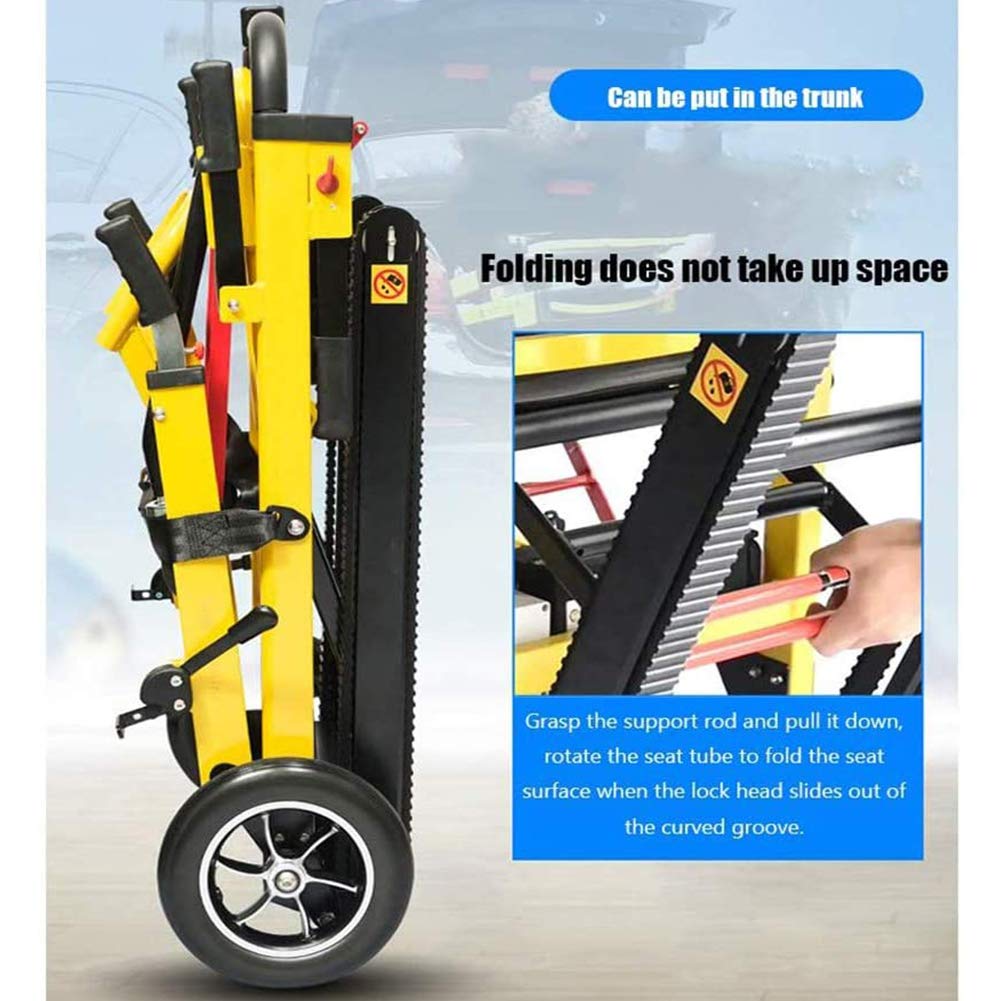 Ausilio elettrico portatile per salire le scale con supporto automatico per la mobilità