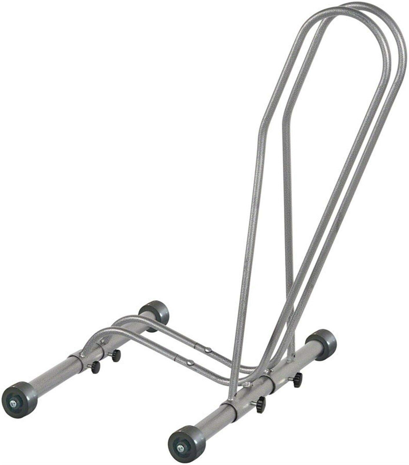 Delta Cycle Single Bike Stand Floor, Tool-Free Adjustable Bike Floor Stand for Mountain, Fat Tire, Road Bikes, Freestanding Bike Stand for Garage Parking Rolling Floor Stand